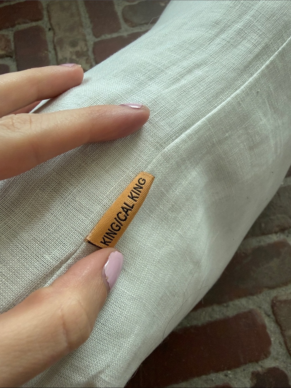 Quince European Linen Duvet Cover King - Picture 4 of 5